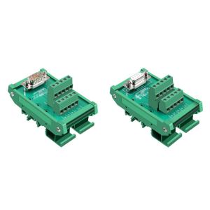 Wholesale DB9 D Sub 9 Pin Single End Male Female Connectors Terminal Block Breakout Board from china suppliers