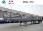 40T Flatbed Semi Trailer With Dropside Wall Side Wall Semi Trailer For Sale