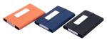 50 Business Card Capacity Slim Metal Business Card Holder PU Design With Compact