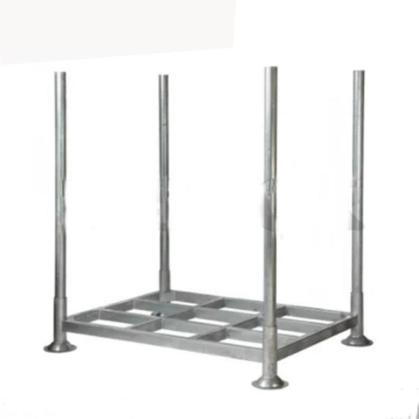 Warehouse Hot DIP Zinc Foldable Pallet Container Storage Steel Stacking Rack