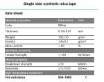 YT Mica / Single side synthetic mica tape for cables & wires
