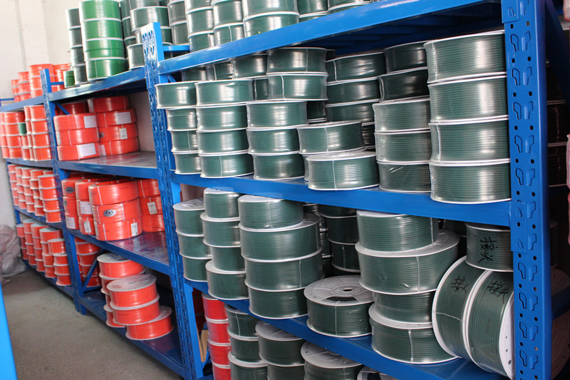 Green 85A rough Polyurethane Round Belt Packing Machine