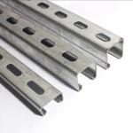 Perforated Steel C Slotted Metal Channel Galvanized 50-300mm Slotted C Channel
