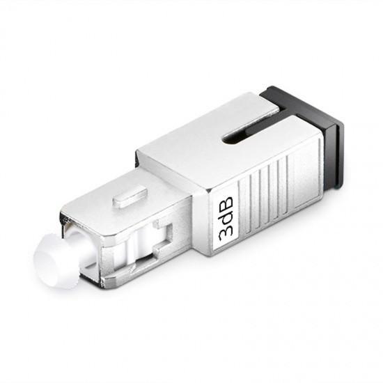 Customizable Length Metal Simplex Mode Fiber Optic Attenuator with Tensile
