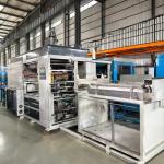 Plastic Vacuum Forming Machine With 7200*2200*2400mm Overall Size And 33kw Motor