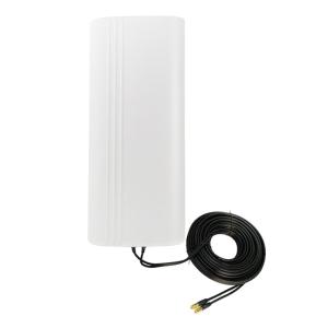 Wholesale Global 1700-2700MHz 14dBi Dual Polarized Directional Panel MIMO 4G LTE Antenna with 2*15 Meters Cable from china suppliers