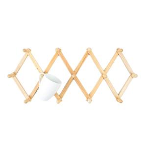 Wholesale Natural Solid Bamboo Wall Coat Hook for Hanging Towels Robes and Coats 86.68x17x5cm from china suppliers