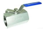 Reduced Bore Hexagon Stainless Steel Ball Valve 1PC Type 2000WOG Floating Ball
