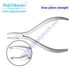 How pliers straight of orthodontic appliances from dental pliers