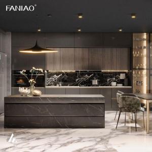 Wholesale Full Set Smart Modern Style Customize Solid Wood Kitchen Cabinet For Villa from china suppliers