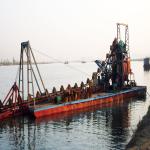 Gold Panning Bucket Chain Dredger 15m Dredging Depth ISO9001 Certified