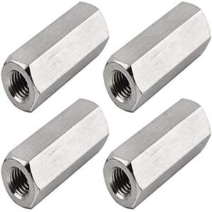 Wholesale Zinc Plated Steel Hexagon Threaded Long Hex Coupling Connecting Nut from china suppliers