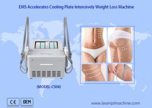 China Ems Fat Reduce Cryo Plate Machine With 4 Cooling Pads on sale