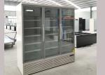 Upright Three Swing Door Freezers For Supermarkets Bars