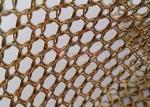 Brass Ring Mesh Curtain For Halls Space Divider 1.5 X 15 Mm