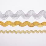Garment 3cm 4cm Braid Gold Rick Rack Edging