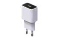 White Color 5v AC DC Power USB Adapter Universal Phone Charger Wall Mounted