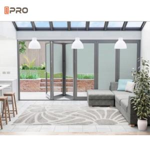 Wholesale Accordion Bifold Sliding Patio Doors Moskito Scrin Design 1.2mm--2.0mm Thickness from china suppliers