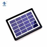 5V Portable Mini Outdoor Camping Solar Panel ZW-1.3W-5VM Mini Home Solar Power