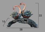 Wedding Use Resin Decoration Crafts Swans Design Lovers / Couples Souvenirs