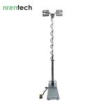 3.8m roof mounted foldable mast light tower-pneumatic telescopic mast-LED light