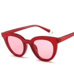 UV400 Round Women Retro Ladies Oval Sunglasses Acrylic Lens