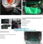 customized waterproof green pe car protector,environmental firendly, car boot