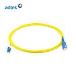 Yellow SC To LC Fiber Patch Cable SingleMode Simplex 3M PVC For FTTH
