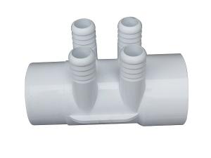 Wholesale 2&quot; Street x 2&quot; Slip x (4) 3/4&quot; Barb Style Plastic Water Manifold For Home Spas from china suppliers