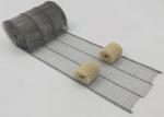 SS316 Woven Flat Drive Belt Decorative Wire Mesh For Fireproof Curtain Mesh
