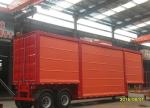 Curtain Side Semi Trailer with 3 Axles and 1840mm Tread Fuwa / BPW Axle