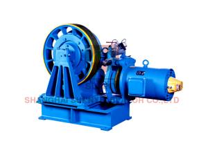 Wholesale YJ245 Passenger Lift Geared Traction Machine 1000 / 2000kg Load 60m Max Lifting Height from china suppliers