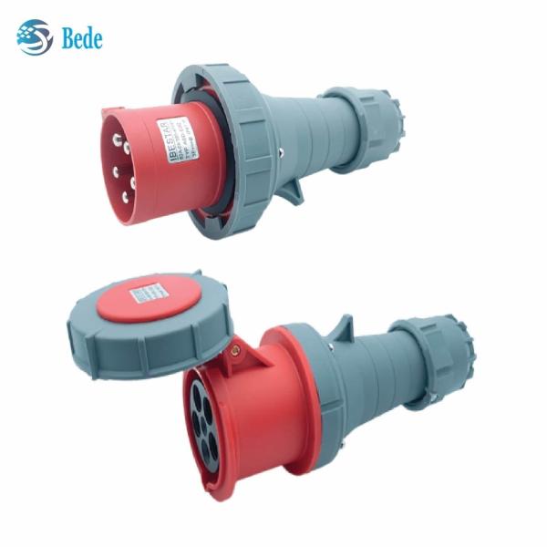 3P+N+E Industrial Plug & Socket 5 Pins Industrial Couplor IP67 AC380-415V 63 And