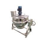 50~1200 L Tilting Food Cooker Gas Steam Jacketed Kettle With Mixer / kettle