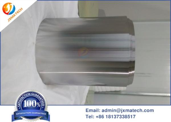 Standard ASTM B393 Niobium Foil , Niobium Non Ferrous Metal Alloys 0.1mm