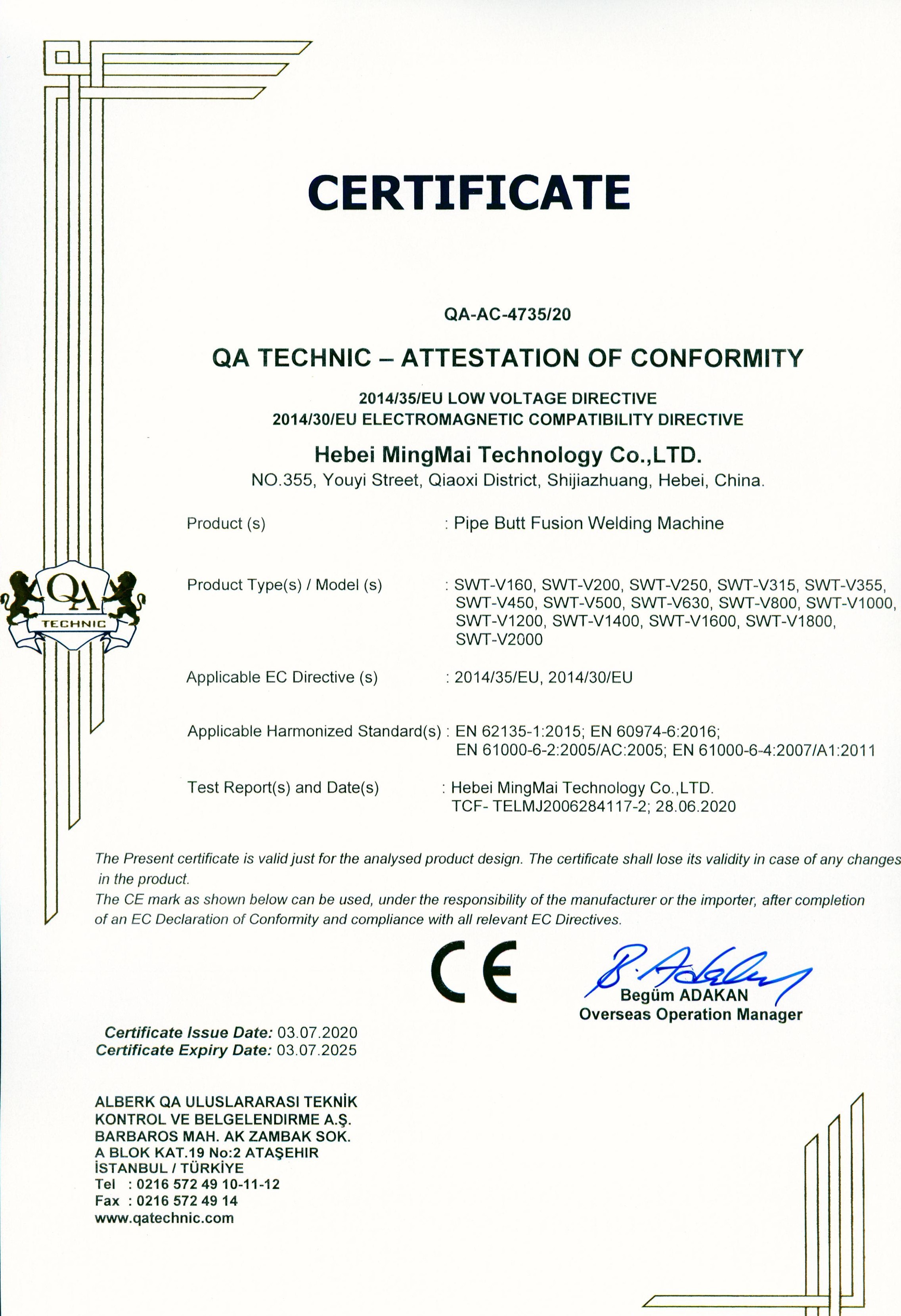 Butt Fusion Polypropylene Pipe Welding Machine ISO Standard
