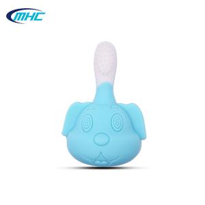Wholesale Chewable Soft Silicone Baby Teether Brush Cute Piggy Shape BPA Free from china suppliers