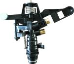 Watering Rotate Orbit Plastic Impact Sprinkler 3/4'' Black Dubble Nozzle