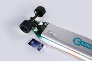 Wholesale Adults Lightest Electric Skateboard With LED Light And Dual Hub Motors Drive from china suppliers