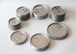 99mm Environmental Golden Tinplate Easy Open Lid For Paper Tubes And Plastic