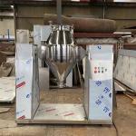 Automatic V Type Powder Mixer Industrial Dry Particle Blending Machine