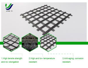 Wholesale Fiberglass Geogrid To Alleviate Reflection Cracks On Semi Rigid Asphalt Pavement from china suppliers