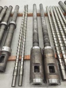 Wholesale Single Screw And Barrel For Extruder Machine / Extruder Screw Barrel Diameter 35mm from china suppliers