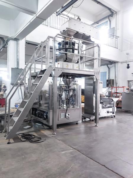 0.7MPa Automatic Bag Packing Machine Food Pouch Filling Machine Diameter 18
