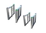 Face Recognition IP54 RS485 Biometric Swing Gate 10mm acrylic