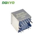 KRJ-1812QYGZNL Gigabit Magnetic modular Rj45 Lan Jack , 1000Mb Metal rj45