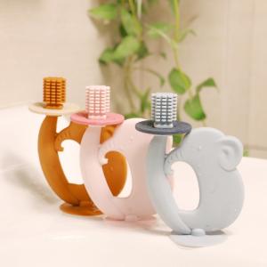 Wholesale BPA Free Teether Silicone Soft Texture Easy To Hold Helps With Teething Pain Relief Best Baby Teething Toys from china suppliers