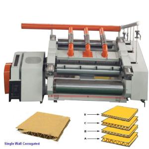 Wholesale CE Fingerless Single Facer Machine For 1600mm Carton Box from china suppliers