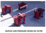 DUPLEX OIL FILTER, DUPLEX SWITCHABLE COARSE OIL FILTER AS4040 0 0.4/0.22 CB/T425