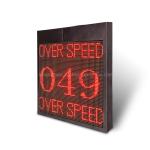 Radar Speed Display Traffic Control Flashing Speed Limit Signs For Construction